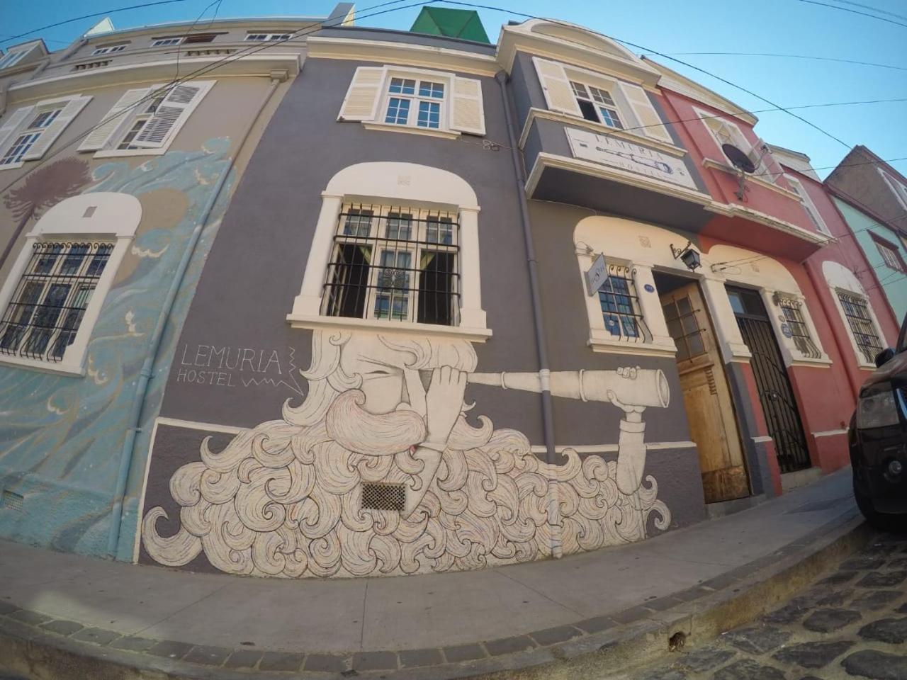 Lemuria Hostel 발파라이소 외부 사진